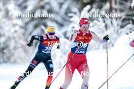 01.01.2024, Toblach, Italy (ITA): Anja Weber (SUI) - FIS world cup cross-country, tour de ski, pursuit, Toblach (ITA). www.nordicfocus.com. © Modica/NordicFocus. Every downloaded picture is fee-liable.