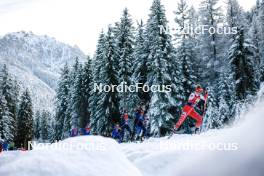 01.01.2024, Toblach, Italy (ITA): Nicole Monsorno (ITA), Martina Di Centa (ITA), (l-r)  - FIS world cup cross-country, tour de ski, pursuit, Toblach (ITA). www.nordicfocus.com. © Modica/NordicFocus. Every downloaded picture is fee-liable.