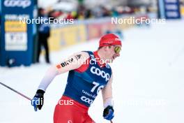 01.01.2024, Toblach, Italy (ITA): Janik Riebli (SUI) - FIS world cup cross-country, tour de ski, pursuit, Toblach (ITA). www.nordicfocus.com. © Modica/NordicFocus. Every downloaded picture is fee-liable.