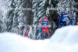 01.01.2024, Toblach, Italy (ITA): Henrik Doennestad (NOR) - FIS world cup cross-country, tour de ski, pursuit, Toblach (ITA). www.nordicfocus.com. © Modica/NordicFocus. Every downloaded picture is fee-liable.