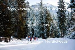 01.01.2024, Toblach, Italy (ITA): Frida Karlsson (SWE), Heidi Weng (NOR), (l-r)  - FIS world cup cross-country, tour de ski, pursuit, Toblach (ITA). www.nordicfocus.com. © Modica/NordicFocus. Every downloaded picture is fee-liable.