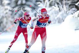 01.01.2024, Toblach, Italy (ITA): Nadine Faehndrich (SUI) - FIS world cup cross-country, tour de ski, pursuit, Toblach (ITA). www.nordicfocus.com. © Modica/NordicFocus. Every downloaded picture is fee-liable.