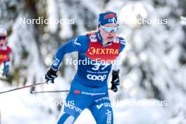 01.01.2024, Toblach, Italy (ITA): Anne Kyllonen (FIN) - FIS world cup cross-country, tour de ski, pursuit, Toblach (ITA). www.nordicfocus.com. © Modica/NordicFocus. Every downloaded picture is fee-liable.