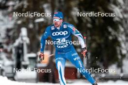 01.01.2024, Toblach, Italy (ITA): Markus Vuorela (FIN) - FIS world cup cross-country, tour de ski, pursuit, Toblach (ITA). www.nordicfocus.com. © Modica/NordicFocus. Every downloaded picture is fee-liable.