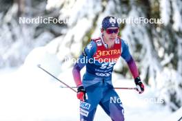 01.01.2024, Toblach, Italy (ITA): Julia Kern (USA) - FIS world cup cross-country, tour de ski, pursuit, Toblach (ITA). www.nordicfocus.com. © Modica/NordicFocus. Every downloaded picture is fee-liable.