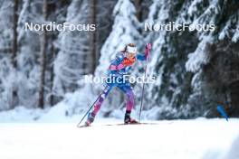 01.01.2024, Toblach, Italy (ITA): Rosie Brennan (USA) - FIS world cup cross-country, tour de ski, pursuit, Toblach (ITA). www.nordicfocus.com. © Modica/NordicFocus. Every downloaded picture is fee-liable.