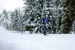 01.01.2024, Toblach, Italy (ITA): Remi Bourdin (FRA) - FIS world cup cross-country, tour de ski, pursuit, Toblach (ITA). www.nordicfocus.com. © Modica/NordicFocus. Every downloaded picture is fee-liable.