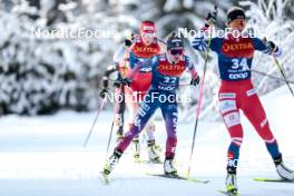 01.01.2024, Toblach, Italy (ITA): Novie Mccabe (USA) - FIS world cup cross-country, tour de ski, pursuit, Toblach (ITA). www.nordicfocus.com. © Modica/NordicFocus. Every downloaded picture is fee-liable.