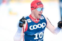 01.01.2024, Toblach, Italy (ITA): Beda Klee (SUI) - FIS world cup cross-country, tour de ski, pursuit, Toblach (ITA). www.nordicfocus.com. © Modica/NordicFocus. Every downloaded picture is fee-liable.