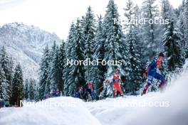 01.01.2024, Toblach, Italy (ITA): Federica Sanfilippo (ITA), Izabela Marcisz (POL), Julia Kern (USA), (l-r)  - FIS world cup cross-country, tour de ski, pursuit, Toblach (ITA). www.nordicfocus.com. © Modica/NordicFocus. Every downloaded picture is fee-liable.