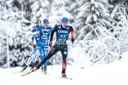 01.01.2024, Toblach, Italy (ITA): Anian Sossau (GER) - FIS world cup cross-country, tour de ski, pursuit, Toblach (ITA). www.nordicfocus.com. © Modica/NordicFocus. Every downloaded picture is fee-liable.
