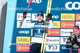 01.01.2024, Toblach, Italy (ITA): Erik Valnes (NOR) - FIS world cup cross-country, tour de ski, pursuit, Toblach (ITA). www.nordicfocus.com. © Modica/NordicFocus. Every downloaded picture is fee-liable.