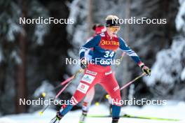 01.01.2024, Toblach, Italy (ITA): Katerina Janatova (CZE) - FIS world cup cross-country, tour de ski, pursuit, Toblach (ITA). www.nordicfocus.com. © Modica/NordicFocus. Every downloaded picture is fee-liable.