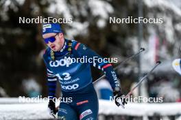01.01.2024, Toblach, Italy (ITA): Jules Chappaz (FRA) - FIS world cup cross-country, tour de ski, pursuit, Toblach (ITA). www.nordicfocus.com. © Modica/NordicFocus. Every downloaded picture is fee-liable.