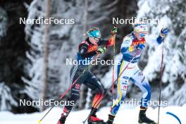 01.01.2024, Toblach, Italy (ITA): Victoria Carl (GER) - FIS world cup cross-country, tour de ski, pursuit, Toblach (ITA). www.nordicfocus.com. © Modica/NordicFocus. Every downloaded picture is fee-liable.