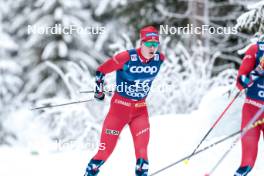 01.01.2024, Toblach, Italy (ITA): Jan Thomas Jenssen (NOR) - FIS world cup cross-country, tour de ski, pursuit, Toblach (ITA). www.nordicfocus.com. © Modica/NordicFocus. Every downloaded picture is fee-liable.