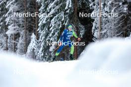 01.01.2024, Toblach, Italy (ITA): Miha Licef (SLO) - FIS world cup cross-country, tour de ski, pursuit, Toblach (ITA). www.nordicfocus.com. © Modica/NordicFocus. Every downloaded picture is fee-liable.