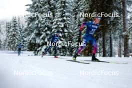 01.01.2024, Toblach, Italy (ITA): Martino Carollo (ITA), Zanden Mcmullen (USA), (l-r)  - FIS world cup cross-country, tour de ski, pursuit, Toblach (ITA). www.nordicfocus.com. © Modica/NordicFocus. Every downloaded picture is fee-liable.