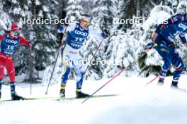 01.01.2024, Toblach, Italy (ITA): Johan Haeggstroem (SWE) - FIS world cup cross-country, tour de ski, pursuit, Toblach (ITA). www.nordicfocus.com. © Modica/NordicFocus. Every downloaded picture is fee-liable.