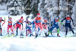 01.01.2024, Toblach, Italy (ITA): Alina Meier (SUI), Federica Sanfilippo (ITA), (l-r)  - FIS world cup cross-country, tour de ski, pursuit, Toblach (ITA). www.nordicfocus.com. © Modica/NordicFocus. Every downloaded picture is fee-liable.