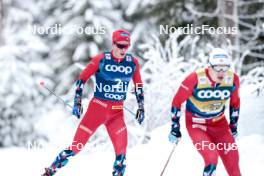 01.01.2024, Toblach, Italy (ITA): Harald Oestberg Amundsen (NOR) - FIS world cup cross-country, tour de ski, pursuit, Toblach (ITA). www.nordicfocus.com. © Modica/NordicFocus. Every downloaded picture is fee-liable.