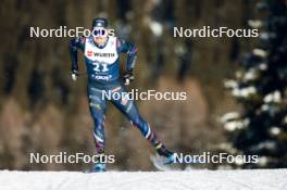 03.01.2024, Davos, Switzerland (SUI): Jules Chappaz (FRA) - FIS world cup cross-country, tour de ski, individual sprint, Davos (SUI). www.nordicfocus.com. © Modica/NordicFocus. Every downloaded picture is fee-liable.