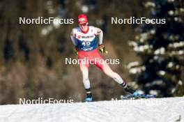 03.01.2024, Davos, Switzerland (SUI): Antonin Savary (SUI) - FIS world cup cross-country, tour de ski, individual sprint, Davos (SUI). www.nordicfocus.com. © Modica/NordicFocus. Every downloaded picture is fee-liable.