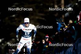 03.01.2024, Davos, Switzerland (SUI): Calle Halfvarsson (SWE) - FIS world cup cross-country, tour de ski, individual sprint, Davos (SUI). www.nordicfocus.com. © Modica/NordicFocus. Every downloaded picture is fee-liable.