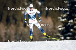 03.01.2024, Davos, Switzerland (SUI): William Poromaa (SWE) - FIS world cup cross-country, tour de ski, individual sprint, Davos (SUI). www.nordicfocus.com. © Modica/NordicFocus. Every downloaded picture is fee-liable.