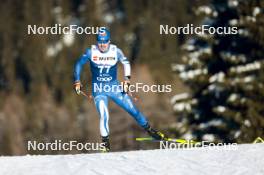 03.01.2024, Davos, Switzerland (SUI): Arsi Ruuskanen (FIN) - FIS world cup cross-country, tour de ski, individual sprint, Davos (SUI). www.nordicfocus.com. © Modica/NordicFocus. Every downloaded picture is fee-liable.
