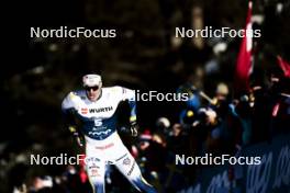 03.01.2024, Davos, Switzerland (SUI): Johan Haeggstroem (SWE) - FIS world cup cross-country, tour de ski, individual sprint, Davos (SUI). www.nordicfocus.com. © Modica/NordicFocus. Every downloaded picture is fee-liable.