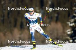 03.01.2024, Davos, Switzerland (SUI): Gustaf Berglund (SWE) - FIS world cup cross-country, tour de ski, individual sprint, Davos (SUI). www.nordicfocus.com. © Modica/NordicFocus. Every downloaded picture is fee-liable.