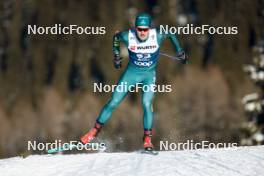 03.01.2024, Davos, Switzerland (SUI): Vladislav Kovalyov (KAZ) - FIS world cup cross-country, tour de ski, individual sprint, Davos (SUI). www.nordicfocus.com. © Modica/NordicFocus. Every downloaded picture is fee-liable.