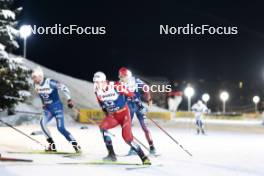03.01.2024, Davos, Switzerland (SUI): Joni Maki (FIN), Erik Valnes (NOR), (l-r)  - FIS world cup cross-country, tour de ski, individual sprint, Davos (SUI). www.nordicfocus.com. © Modica/NordicFocus. Every downloaded picture is fee-liable.