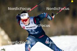 03.01.2024, Davos, Switzerland (SUI): Theo Schely (FRA) - FIS world cup cross-country, tour de ski, individual sprint, Davos (SUI). www.nordicfocus.com. © Modica/NordicFocus. Every downloaded picture is fee-liable.