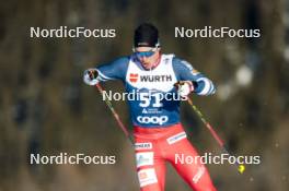 03.01.2024, Davos, Switzerland (SUI): Adam Fellner (CZE) - FIS world cup cross-country, tour de ski, individual sprint, Davos (SUI). www.nordicfocus.com. © Modica/NordicFocus. Every downloaded picture is fee-liable.