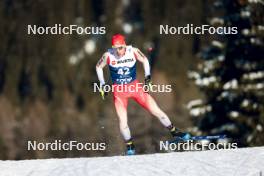 03.01.2024, Davos, Switzerland (SUI): Erwan Kaeser (SUI) - FIS world cup cross-country, tour de ski, individual sprint, Davos (SUI). www.nordicfocus.com. © Modica/NordicFocus. Every downloaded picture is fee-liable.