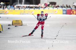 03.01.2024, Davos, Switzerland (SUI): Matz William Jenssen (NOR) - FIS world cup cross-country, tour de ski, individual sprint, Davos (SUI). www.nordicfocus.com. © Modica/NordicFocus. Every downloaded picture is fee-liable.