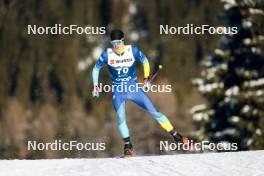 03.01.2024, Davos, Switzerland (SUI): Nikita Gridin (KAZ) - FIS world cup cross-country, tour de ski, individual sprint, Davos (SUI). www.nordicfocus.com. © Modica/NordicFocus. Every downloaded picture is fee-liable.