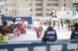 04.01.2024, Davos, Switzerland (SUI): Astrid Oeyre Slind (NOR) - FIS world cup cross-country, tour de ski, pursuit, Davos (SUI). www.nordicfocus.com. © Modica/NordicFocus. Every downloaded picture is fee-liable.