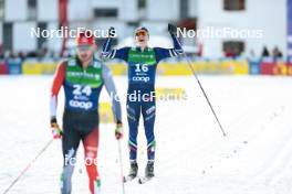 04.01.2024, Davos, Switzerland (SUI): Remi Bourdin (FRA) - FIS world cup cross-country, tour de ski, pursuit, Davos (SUI). www.nordicfocus.com. © Modica/NordicFocus. Every downloaded picture is fee-liable.