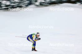 04.01.2024, Davos, Switzerland (SUI): Edvin Anger (SWE) - FIS world cup cross-country, tour de ski, pursuit, Davos (SUI). www.nordicfocus.com. © Modica/NordicFocus. Every downloaded picture is fee-liable.