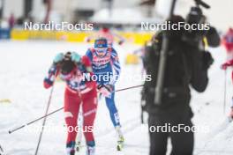 04.01.2024, Davos, Switzerland (SUI): Anne Kyllonen (FIN) - FIS world cup cross-country, tour de ski, pursuit, Davos (SUI). www.nordicfocus.com. © Modica/NordicFocus. Every downloaded picture is fee-liable.
