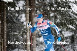 04.01.2024, Davos, Switzerland (SUI): Krista Parmakoski (FIN) - FIS world cup cross-country, tour de ski, pursuit, Davos (SUI). www.nordicfocus.com. © Modica/NordicFocus. Every downloaded picture is fee-liable.