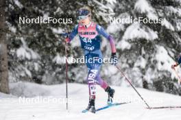 04.01.2024, Davos, Switzerland (SUI): Sophia Laukli (USA) - FIS world cup cross-country, tour de ski, pursuit, Davos (SUI). www.nordicfocus.com. © Modica/NordicFocus. Every downloaded picture is fee-liable.