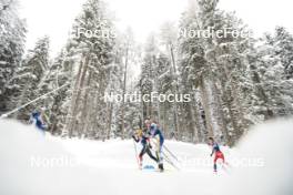 04.01.2024, Davos, Switzerland (SUI): Lisa Lohmann (GER), Linn Svahn (SWE), Katerina Janatova (CZE), (l-r)  - FIS world cup cross-country, tour de ski, pursuit, Davos (SUI). www.nordicfocus.com. © Modica/NordicFocus. Every downloaded picture is fee-liable.