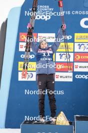 04.01.2024, Davos, Switzerland (SUI): Rosie Brennan (USA) - FIS world cup cross-country, tour de ski, pursuit, Davos (SUI). www.nordicfocus.com. © Modica/NordicFocus. Every downloaded picture is fee-liable.