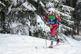 04.01.2024, Davos, Switzerland (SUI): Ansgar Evensen (NOR) - FIS world cup cross-country, tour de ski, pursuit, Davos (SUI). www.nordicfocus.com. © Modica/NordicFocus. Every downloaded picture is fee-liable.