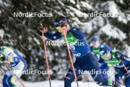 04.01.2024, Davos, Switzerland (SUI): Giandomenico Salvadori (ITA) - FIS world cup cross-country, tour de ski, pursuit, Davos (SUI). www.nordicfocus.com. © Modica/NordicFocus. Every downloaded picture is fee-liable.