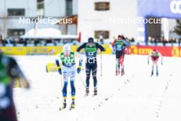 04.01.2024, Davos, Switzerland (SUI): Elia Barp (ITA) - FIS world cup cross-country, tour de ski, pursuit, Davos (SUI). www.nordicfocus.com. © Modica/NordicFocus. Every downloaded picture is fee-liable.
